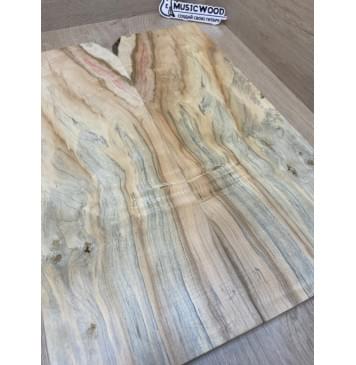 Клён Американский заготовка на топ Смешанный АА 14х170х490 мм - 2шт.(книжкой)-4