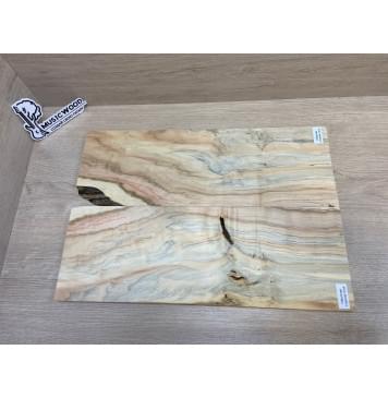 Клён Американский заготовка на топ Смешанный АА 14х170х490 мм - 2шт.(книжкой)-6