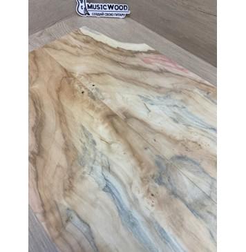 Клён Американский заготовка на топ Смешанный А 14х170х495 мм - 2шт.(книжкой)-5