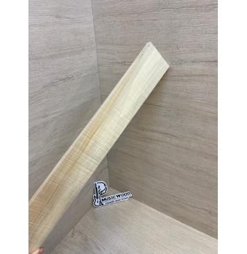 Клён Американский Волнистый заготовка накладки для электрогитары Радиал АА Волна ААА 10.5х70-65х495 мм-12