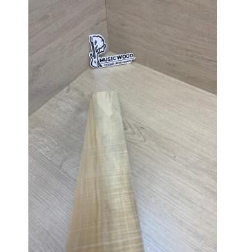 Клён Американский Волнистый заготовка накладки для электрогитары Радиал АА Волна ААА 10.5х70-65х495 мм-6