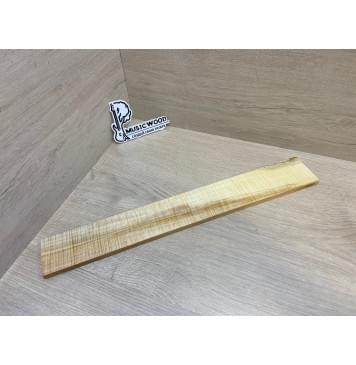 Клён Американский Волнистый заготовка накладки для электрогитары Радиал АА Волна ААА 10.5х70-65х495 мм-0