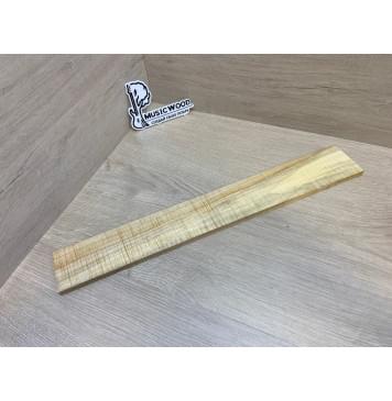 Клён Американский Волнистый заготовка накладки для электрогитары Радиал АА Волна ААА 10.5х70-65х495 мм-17