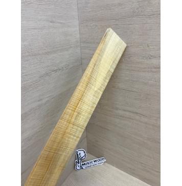 Клён Американский Волнистый заготовка накладки для электрогитары Радиал АА Волна ААА 10.5х70-65х495 мм-16