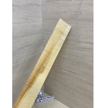 Клён Американский Волнистый заготовка накладки для электрогитары Радиал АА Волна ААА 10.5х70-65х495 мм-18