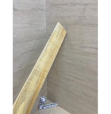 Клён Американский Волнистый заготовка накладки для электрогитары Радиал АА Волна ААА 10.5х70-65х495 мм-19