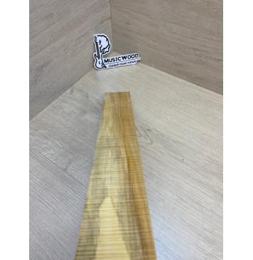 Клён Американский Волнистый заготовка накладки для электрогитары Радиал АА Волна ААА 10.5х70-65х495 мм-14