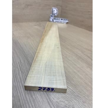 Клён Американский Волнистый заготовка накладки для электрогитары Радиал АА Волна ААА 10х69-64х495 мм-2