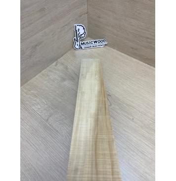 Клён Американский Волнистый заготовка накладки для электрогитары Радиал АА Волна ААА 10х69-64х495 мм-14