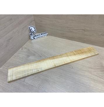 Клён Американский Волнистый заготовка накладки для электрогитары Радиал АА Волна ААА 10х69-64х495 мм-20
