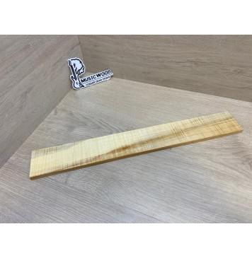 Клён Американский Волнистый заготовка накладки для электрогитары Радиал АА Волна ААА 10х69-64х495 мм-23