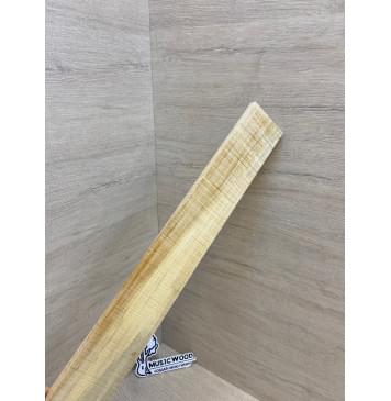 Клён Американский Волнистый заготовка накладки для электрогитары Радиал АА Волна ААА 10х69-64х495 мм-21