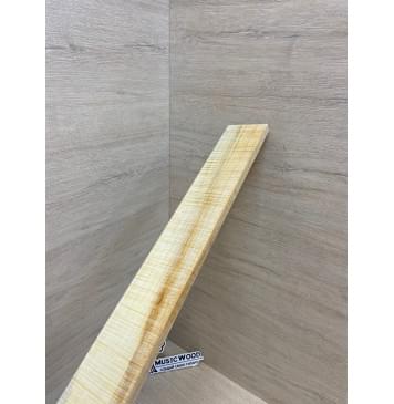 Клён Американский Волнистый заготовка накладки для электрогитары Радиал АА Волна ААА 10х69-64х495 мм-17