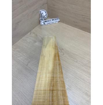 Клён Американский Волнистый заготовка накладки для электрогитары Радиал АА Волна ААА 10х69-64х495 мм-15