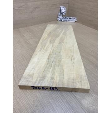 Клён Американский Волнистый заготовка на топ Смешанный ААА Волна АА 18х177-147х420 мм (1 шт под распил) АКЦИЯ-2