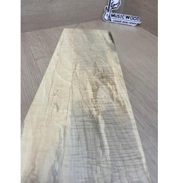 Клён Американский Волнистый заготовка на топ Смешанный ААА Волна АА 18х177-147х420 мм (1 шт под распил) АКЦИЯ-3