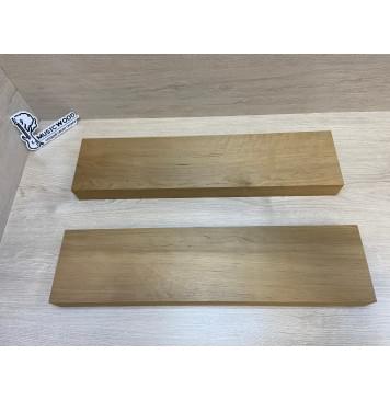 Ольха Печёная 180гр заготовка корпуса для гитары со сквозным грифом Смешанный АА 43.5х130х535 мм (2шт)-5