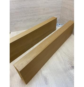 Ольха Печёная 180гр заготовка корпуса для гитары со сквозным грифом Смешанный АА 43.5х130х535 мм (2шт)-3