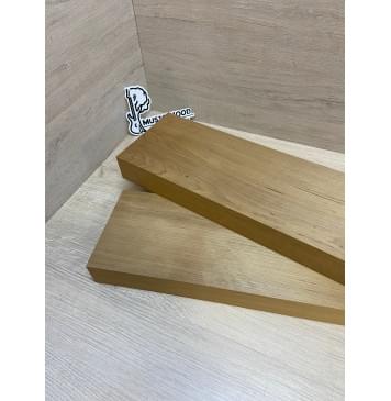 Ольха Печёная 180гр заготовка корпуса для гитары со сквозным грифом Смешанный АА 43.5х130х535 мм (2шт)-7