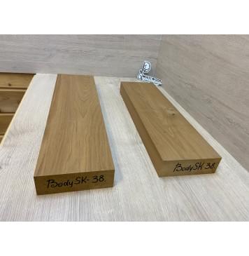 Ольха Печёная 180гр заготовка корпуса для гитары со сквозным грифом Тангент АА 47х140х540-470 мм (2шт) Ольха Печёная 180гр заготовка корпуса для гитары со сквозным грифом Тангент АА 47х140х540-470 мм (2шт)-1