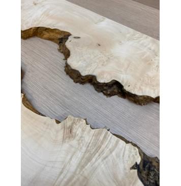 Клён Американский Каповый заготовка на топ под заливку Смешанный АА Кап АА 20х140-80х455 мм - 2шт (АКЦИЯ)-3