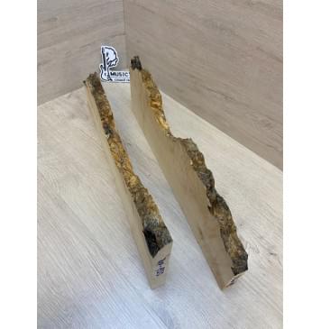 Клён Американский Каповый заготовка на топ под заливку Смешанный АА Кап АА 20х140-80х455 мм - 2шт (АКЦИЯ)-7