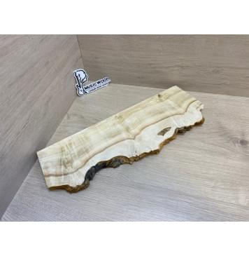 Клён Американский Каповый заготовка на топ под заливку Смешанный А Кап АА 24.5х160-110х495 мм - (1шт под распил) Уценка-трещина-1