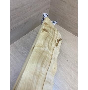 Клён Американский Каповый заготовка на топ под заливку Смешанный А Кап АА 24.5х160-130х485 мм - (1шт под распил) Уценка-трещины-9