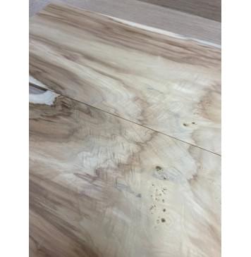 Клён Американский Волнистый (шлифованный) заготовка на топ Смешанный ААА Волна А 5х180х525 мм - 2 шт. (книжкой) Уценка-изогнутый-6