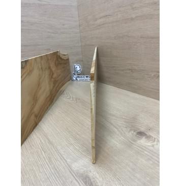 Клён Американский Волнистый (шлифованный) заготовка на топ Смешанный ААА Волна А 5х180х525 мм - 2 шт. (книжкой) Уценка-изогнутый-8