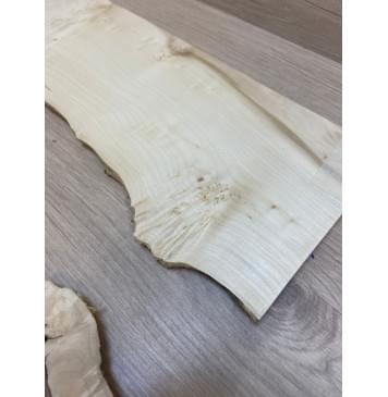 Клён Американский Каповый заготовка на топ под заливку Смешанный ААА 10х155-125х465-430 мм - 2шт.(книжкой)-3