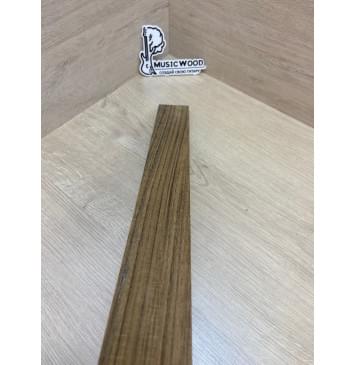 Овенгкол заготовка накладки для электрогитары Радиал АА 9.5х57-52х555 мм-8