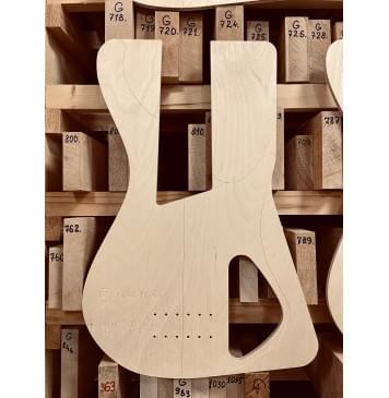 Ibanez EHB 6str, 35", 24 Frets, комплект для фрезеровки гитары, фанера 8мм Ibanez EHB 6str, 35", 24 Frets, комплект для фрезеровки гитары, фанера 8мм-1