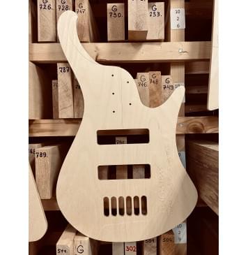 Ibanez EHB 6str, 35", 24 Frets, комплект для фрезеровки гитары, фанера 8мм Ibanez EHB 6str, 35", 24 Frets, комплект для фрезеровки гитары, фанера 8мм-2