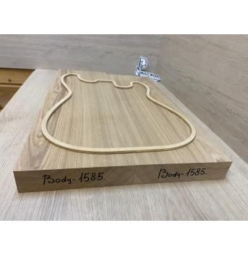 Ясень Дальневосточный заготовка корпуса Смешанный АА 45х186х565-540 мм, 2 шт, 667 кг/м3-0