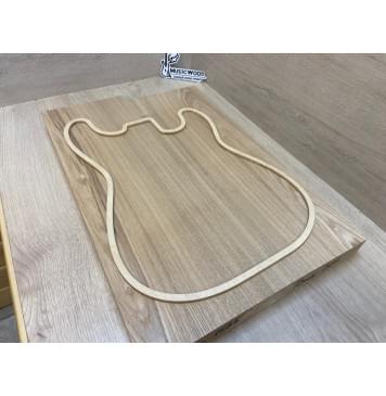 Ясень Дальневосточный заготовка корпуса Смешанный АА 45х186х565-540 мм, 2 шт, 667 кг/м3-11