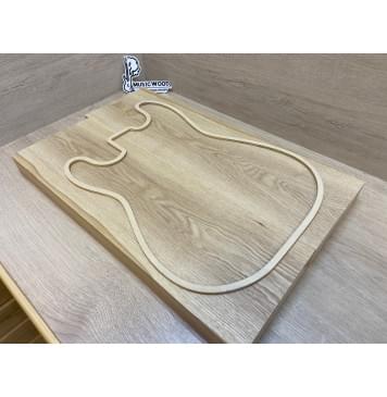 Ясень Дальневосточный Легкий Заготовка корпуса Тангент АА 45х180х560-545 мм, 2 шт, 573 кг/м3-0