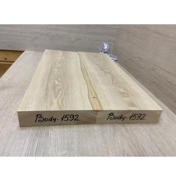 Ясень Дальневосточный Легкий Заготовка корпуса Тангент АА 45х180х560-545 мм, 2 шт, 573 кг/м3-9