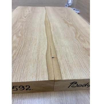 Ясень Дальневосточный Легкий Заготовка корпуса Тангент АА 45х180х560-545 мм, 2 шт, 573 кг/м3-12