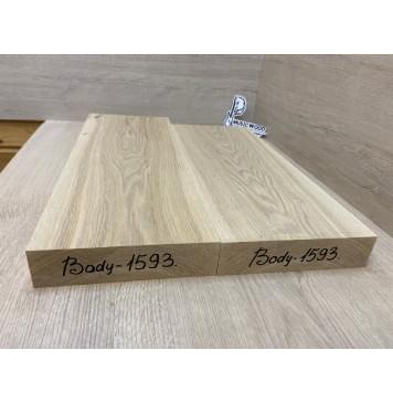 Ясень Дальневосточный Легкий Заготовка корпуса Тангент А 45х187х510-455 мм, 2 шт, 593 кг/м3-11