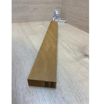 Клён Печёный 180гр заготовка гифа для Безголовой гитары Смешанный АА 26х71-55х555 мм-3