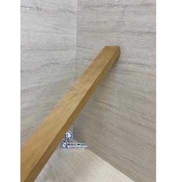 Клён Печёный 180гр заготовка гифа для Безголовой гитары Смешанный АА 26х71-55х555 мм-10