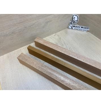 Махагон Кая/Клён Печёный 180 гр заготовка для переклеенного грифа электрогитары Радиал АА 48.5х(30.5-17.5-30.5)х715 мм - из 3х частей-7