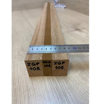 Махагон Кая/Клён Печёный 180 гр заготовка для переклеенного грифа электрогитары Радиал АА 48.5х(30.5-17.5-30.5)х715 мм - из 3х частей-4