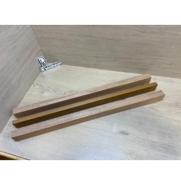 Махагон Кая/Клён Печёный 180 гр заготовка для переклеенного грифа электрогитары Радиал АА 48.5х(30.5-17.5-30.5)х715 мм - из 3х частей-11