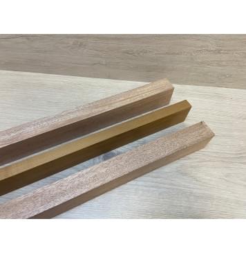 Махагон Кая/Клён Печёный 180 гр заготовка для переклеенного грифа электрогитары Радиал АА 48.5х(30.5-17.5-30.5)х715 мм - из 3х частей-9