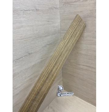 Овенгкол заготовка накладки для бас-гитары Радиал А 10.5х70-60х770 мм-15