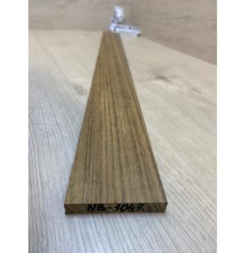 Овенгкол заготовка накладки для бас-гитары Радиал АА 9.5х72-62х755 мм-1