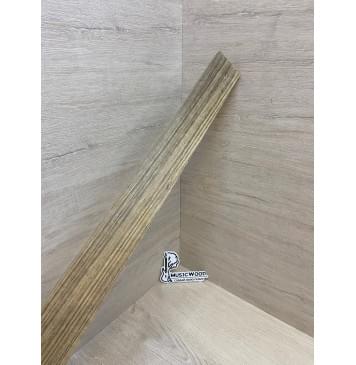 Овенгкол заготовка накладки для бас-гитары Радиал АА 9.5х72-62х755 мм-12