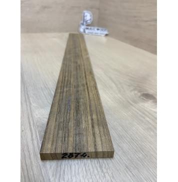 Овенгкол заготовка накладки для электрогитары Радиал ААА 9.5х69-57х560 мм-1